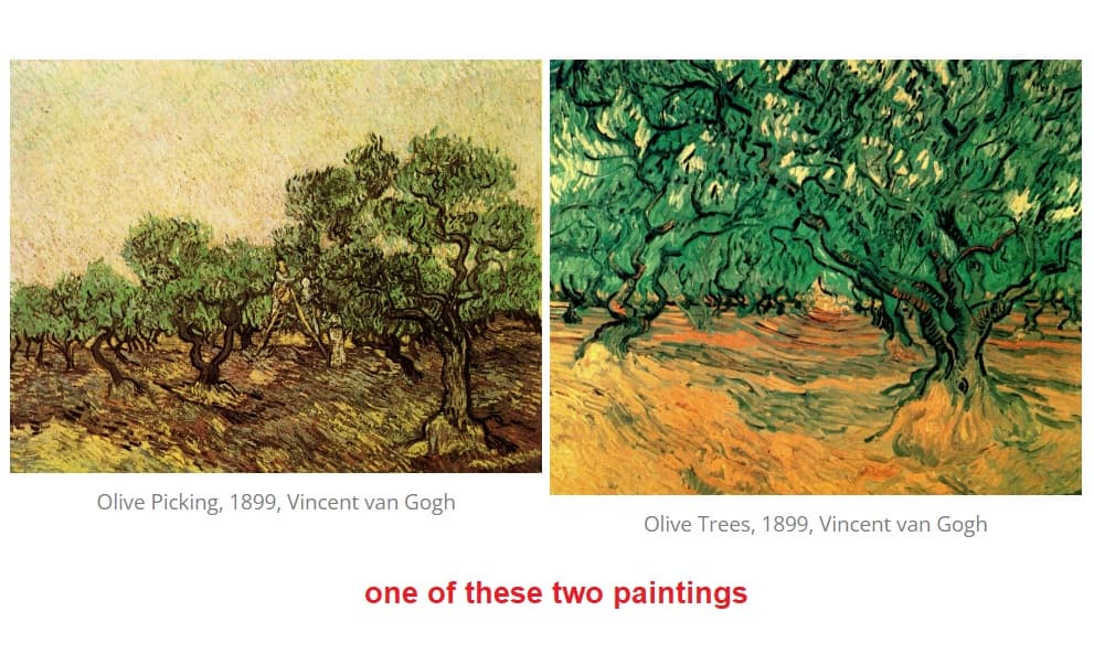 Пейзаж з оливковим деревом