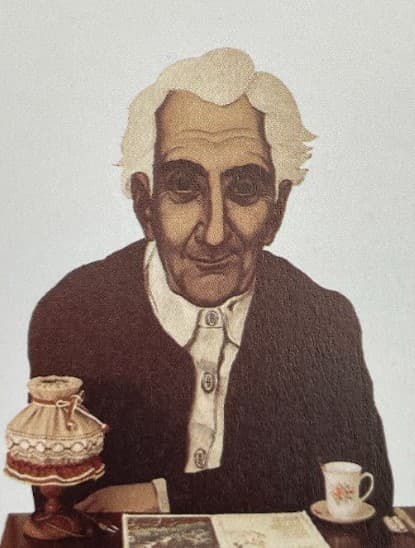 Портрет єврейського поета Овсея Дріза