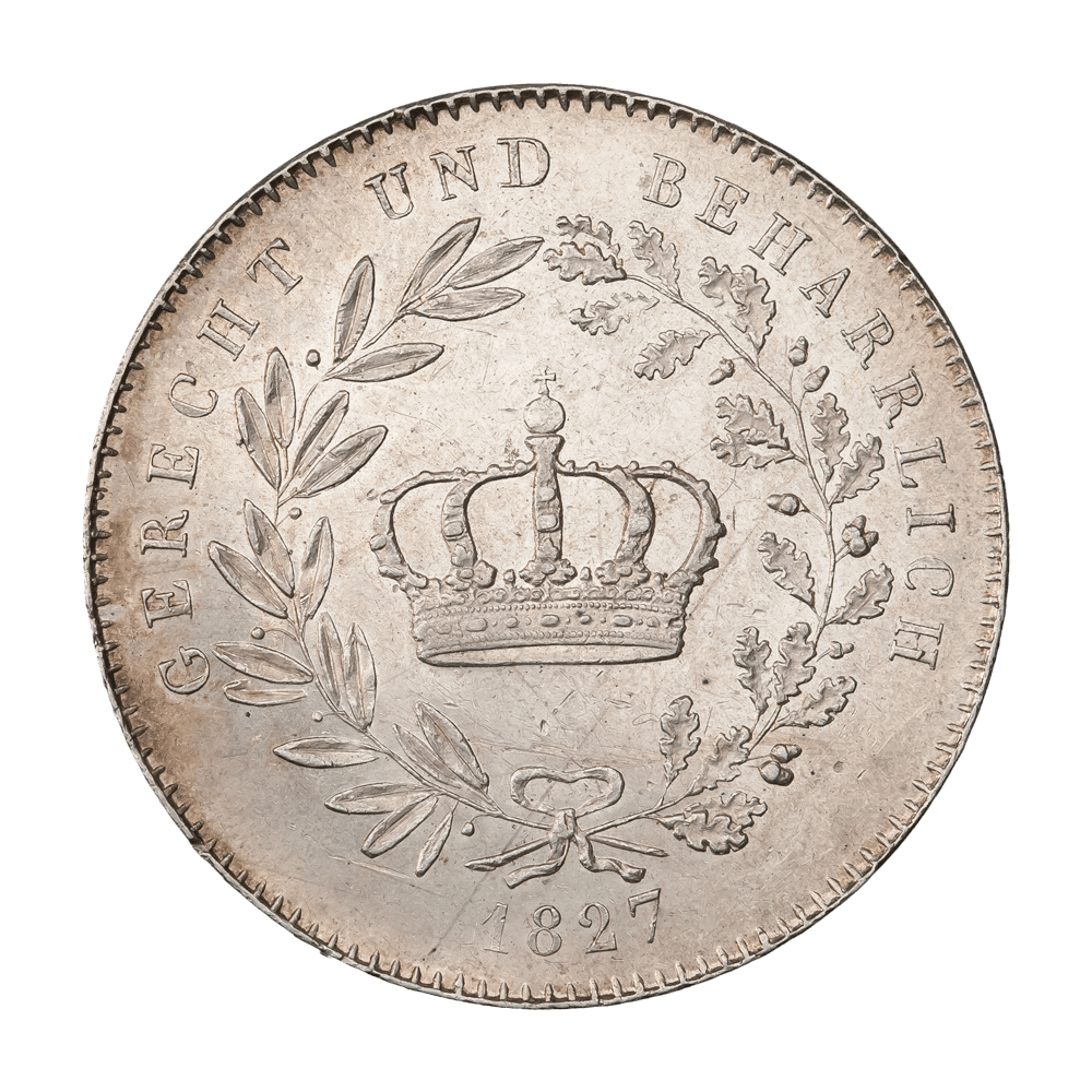 Баварія, королівство. Король Людвіг I (1825–1848). Коронаційний талер 1827