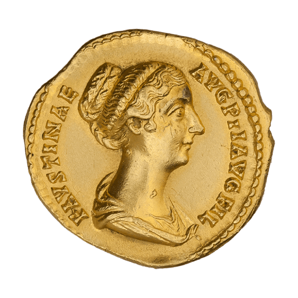 Ауреус. Фаустина Младшая, жена Марка Аврелия