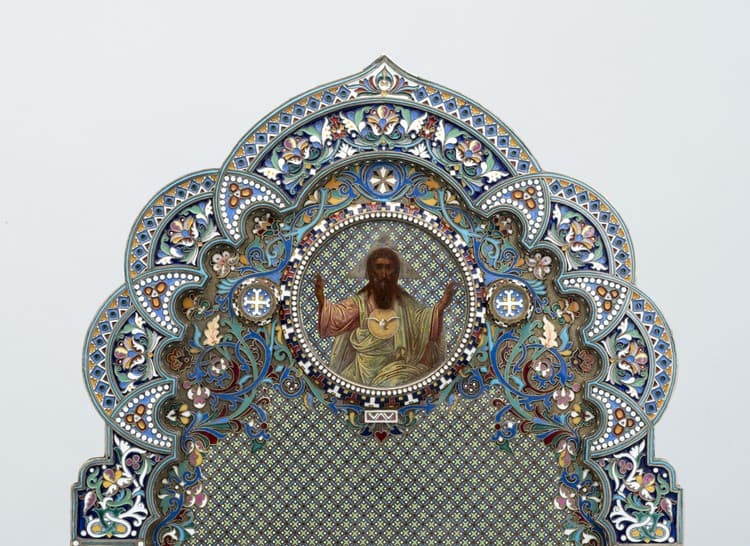 Ікона "Явище Богоматері преподобному Сергію Радонезькому"