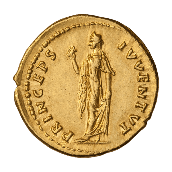 Aureus. Domitian, Caesar