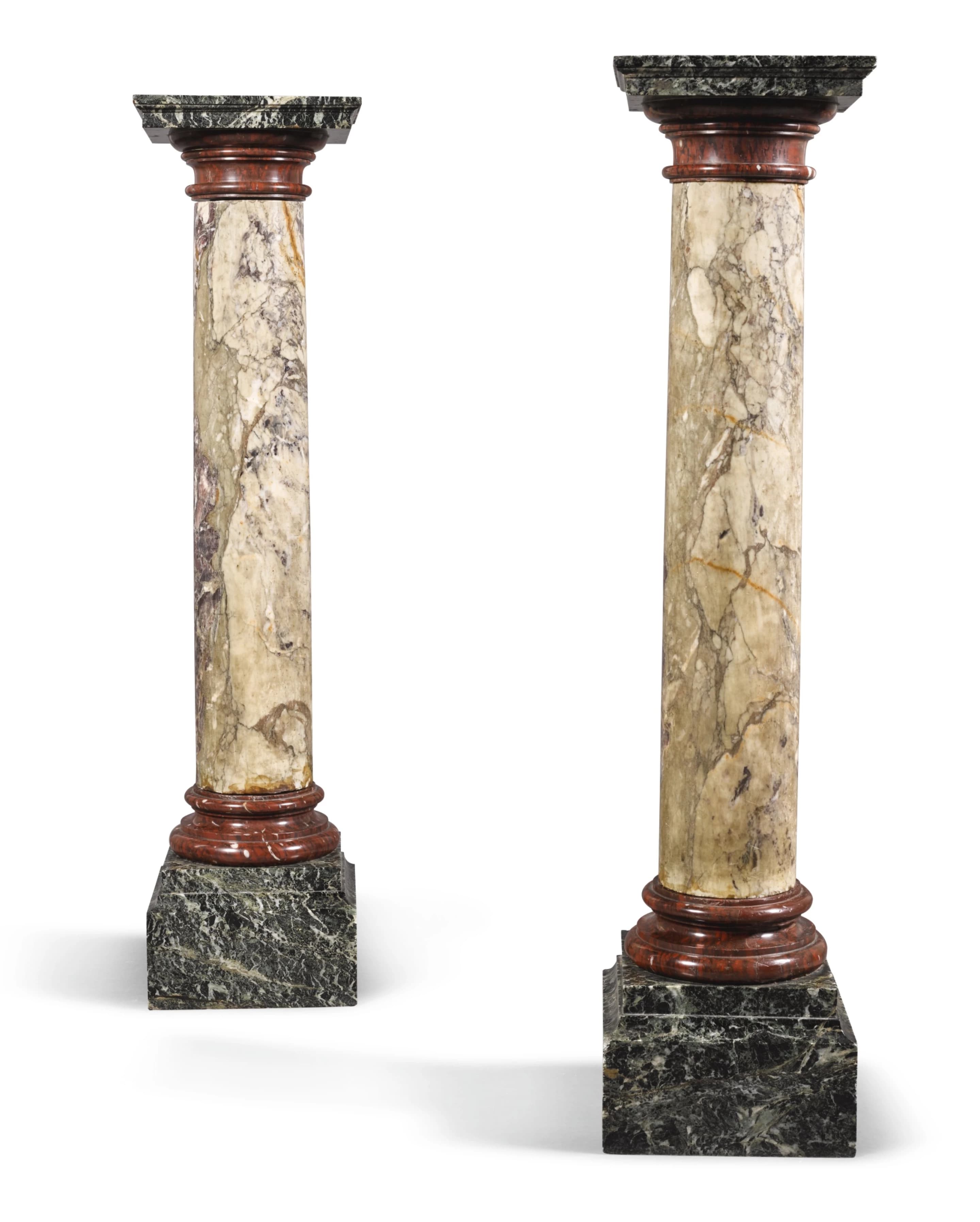 Пара стовпів з бреке віолетта, кінець 19 століття